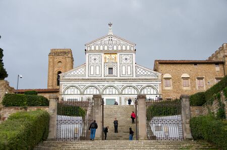Italy, Florence. Church of San Minyato al Monteのeditorial素材