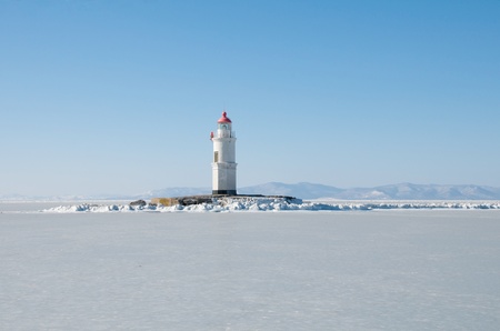 Lighthouse Tokarevskaya Catの写真素材