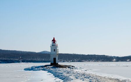 Lighthouse Tokarevskaya Catの写真素材