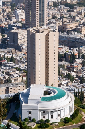 Bahai Gardens. Haifa. Israel. Bahai Temple.のeditorial素材