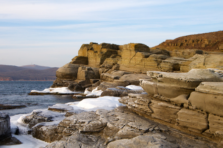 Tobizina Peninsula. Rocks.の写真素材