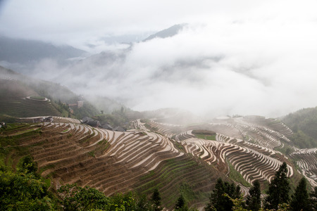 Longsheng terraceの写真素材