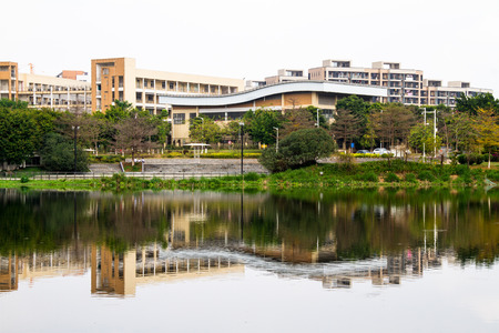 Scenery by the lakeのeditorial素材