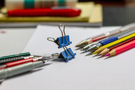 Office stationaryの写真素材