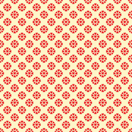 04_Pattern_Heart_Punctuation-ZigZag_Egg-on-Red_FullVector_123RFのイラスト素材