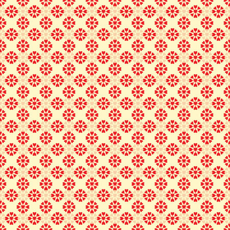06_Pattern_Flower-Heart_Repeating-2level_Egg-on-Red_FullVector_123RFのイラスト素材
