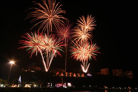 Count Down 2011 at Pattayaの写真素材