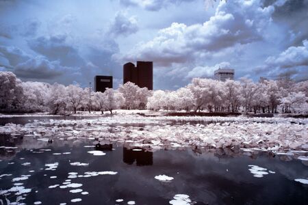 Infrared Landscapeのeditorial素材