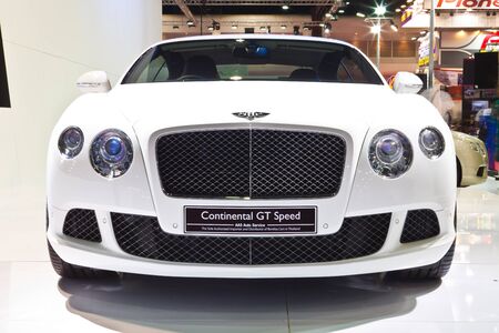 NONTHABURI, THAILAND - MARCH 26 : Benley Continental GT Speed showed in 34th Bangkok International...