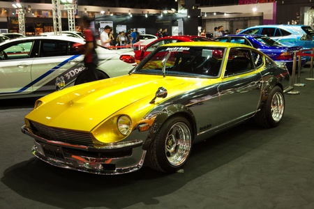 NONTHABURI THAILAND-JUNE 20 : Vintage car, Nissan Fairlady Z displayed at Bangkok International Auto...