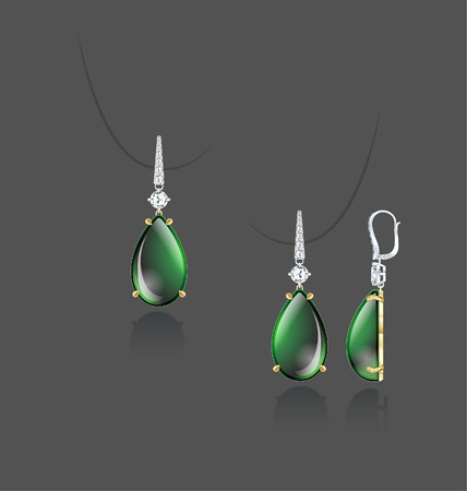 Earringsのイラスト素材