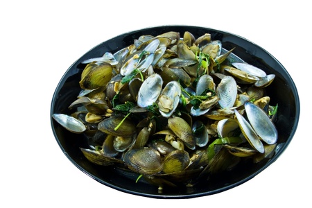 Fried oysters の写真素材