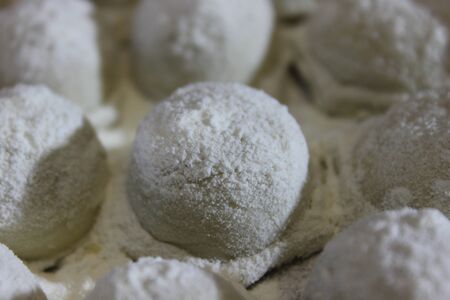 Making dumplings at home / Making dumplings at home using a special form for raviol