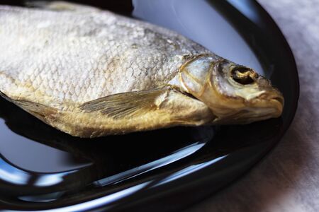 dried bream. against the general background. there is a tint. plate.