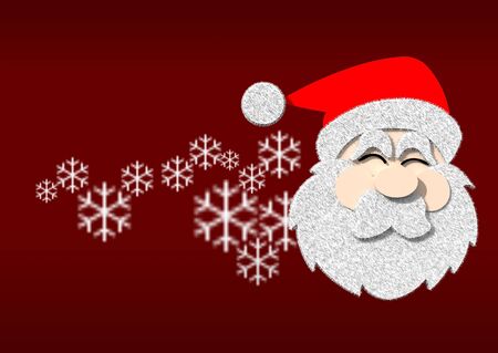 relief graphic santaの写真素材