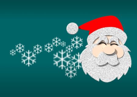relief graphic santaの写真素材
