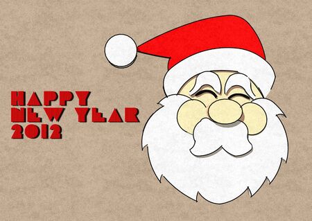 graphic santa,happy new yearの写真素材