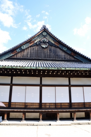 Nijo Castle was built in 1603 as the Kyoto residence of Tokugawa Ieyasu, the first shogun of the Edo Period (1603-1867) のeditorial素材