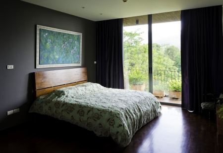 Interior design  Modern Bedroom のeditorial素材