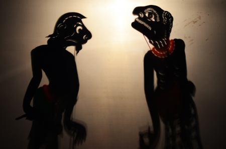 Traditional Thai Shadow Theatre or の写真素材