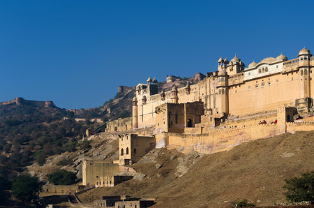 Amber Fort in Jaipur, Rajasthan, Indiaのeditorial素材