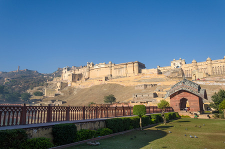 Amber Fort, Landmark in Jaipur, Rajasthan, Indiaのeditorial素材