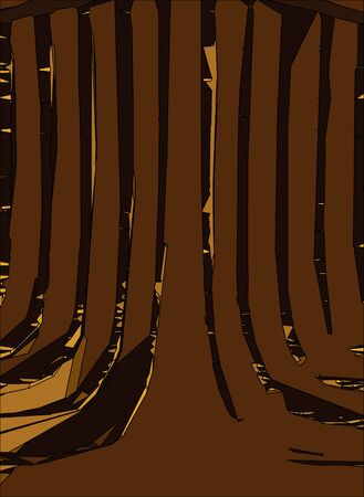 Abstract vertical background. Bold edge gold colorのイラスト素材