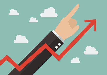 Let profits run. Business concept vector illustrationのイラスト素材