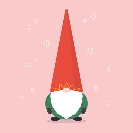 Little Santa claus. vector illustrationのイラスト素材