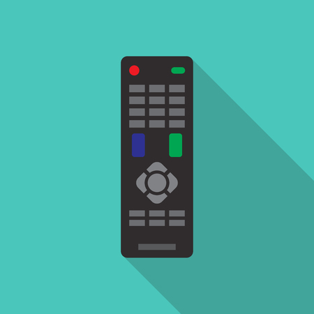 Remote control in flat style. Vector illustrationのイラスト素材