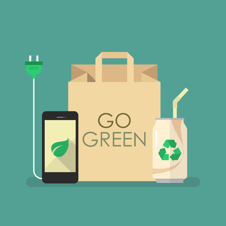 Eco friendly productsのイラスト素材