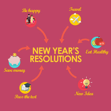 Plan your money infographic graphic. Vector illustrationのイラスト素材