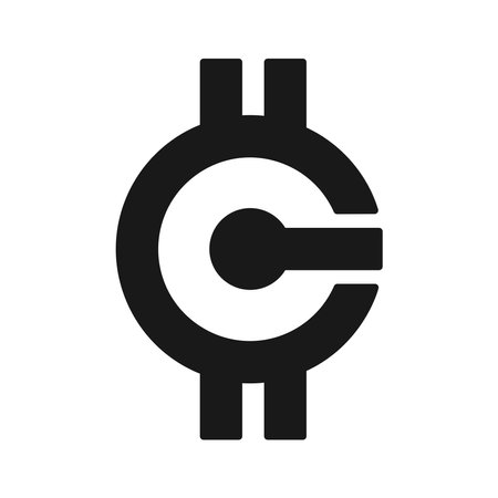 Cryptocurrency icon. vector illustrationのイラスト素材
