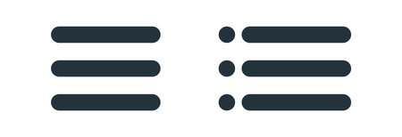 Hamburger icon. vector illustrationのイラスト素材