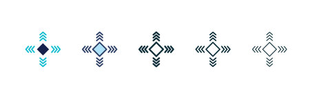 Flexibility icon set. Stock vector srt on white backgound. EPS 10