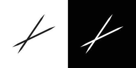 Toothpick icon set. Stock vector set on white background. EPS 10のイラスト素材