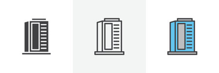 Infrared heat cabin icon set. Stock vector set on white background. EPS 10のイラスト素材