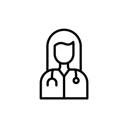 Doctor Icon Set. Medic specialist care vector symbol in a black filled and outlined style. Healing Touch Sign.のイラスト素材