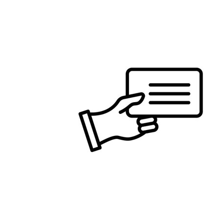 Business Card Icon Set. Credit Debit Payment Vector Symbol in a Black Filled and Outlined Style. Networking Tool Sign.のイラスト素材