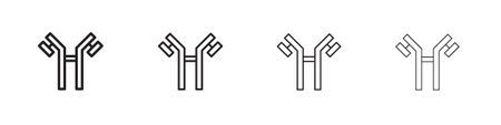 Antibody icon design template for web and mobile UI elementのイラスト素材