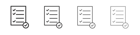 Requirements icon design template for web and mobile UI elementのイラスト素材
