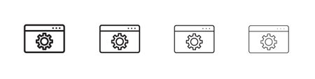 Software icon design template for web and mobile UI elementのイラスト素材