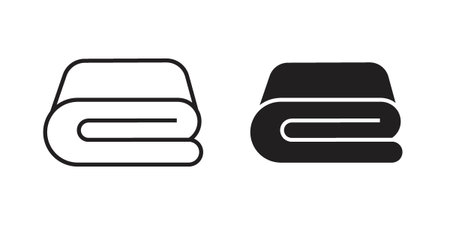 blanket icon for web designs. editable pictogram.のイラスト素材