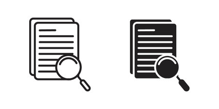 Content icon for web designs. editable pictogram.のイラスト素材