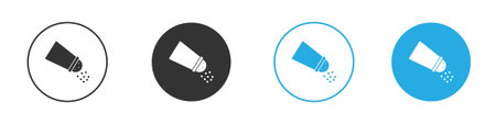Pepper shaker icon symbol design template. Vector 10 eps.のイラスト素材