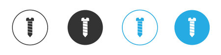 Screws icon symbol design template. Vector 10 eps.のイラスト素材