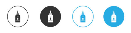 Glue bottle icon symbol design template. Vector 10 eps.のイラスト素材