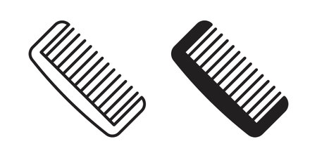 Hair brush icon concept vector illustration. logotype icon designsのイラスト素材