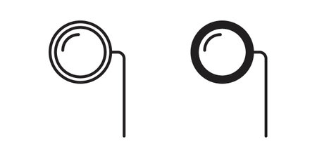Ar monocle icons designed in filled, outline, line and stroke styleのイラスト素材