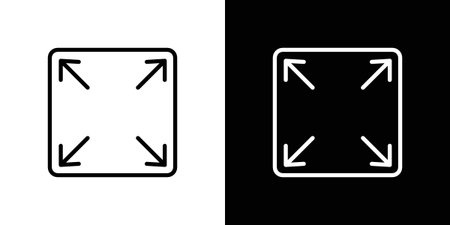 Large capacity icon Design concept. Black and white line iconsのイラスト素材